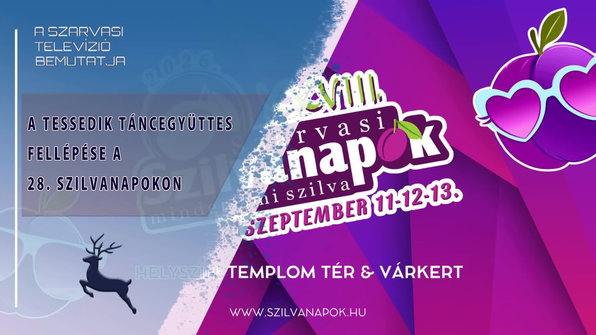 A Tessedik Táncegyüttes fellépése a 28. Szilvanapokon (2026.09.11)