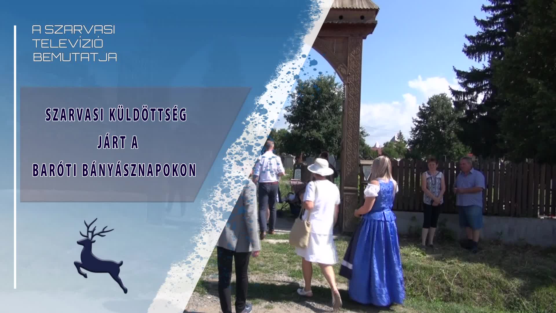 Szarvasi küldöttség az erdélyi testvérváros, Barót bányásznapi rendezvényén