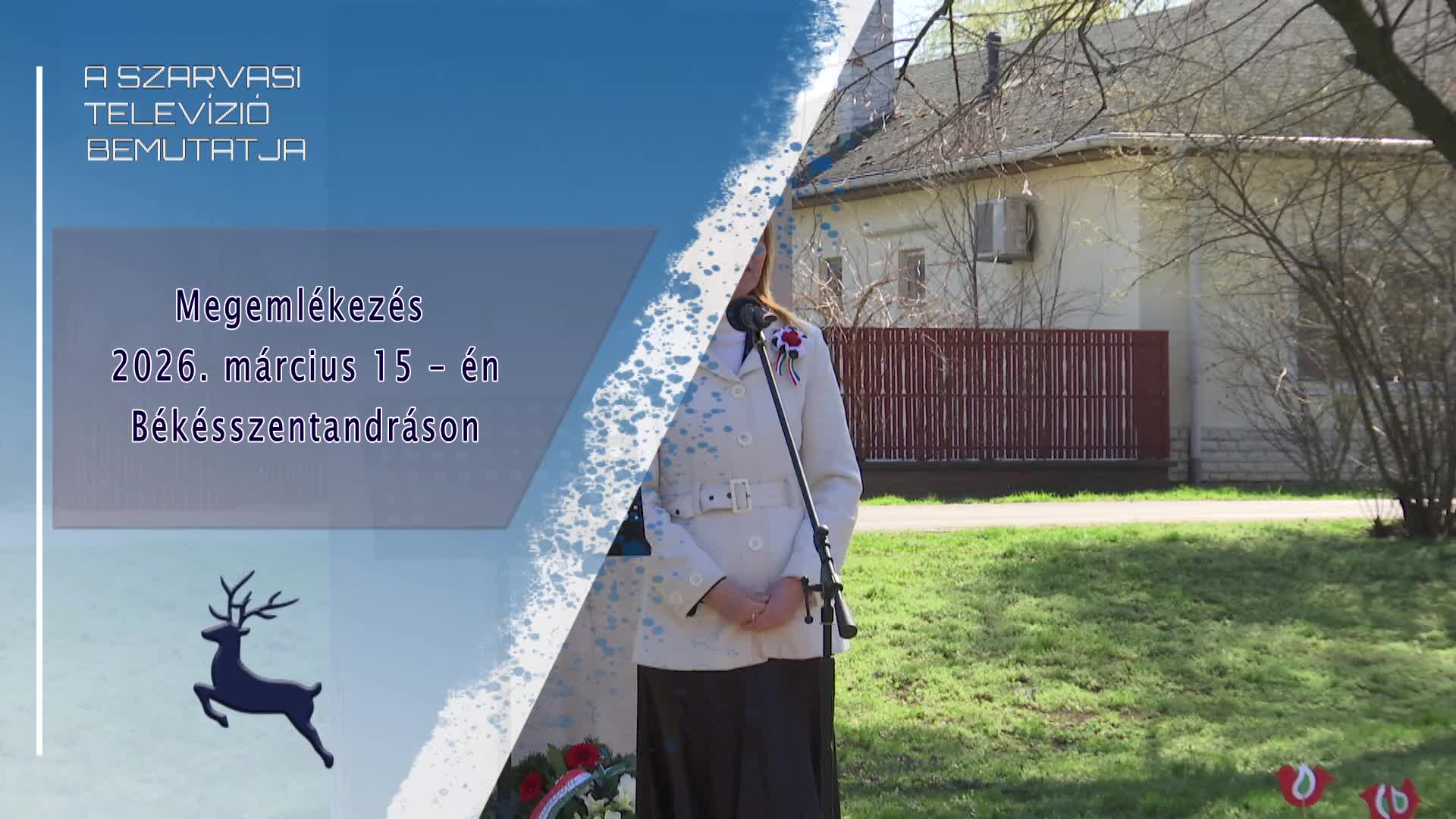 1848 március 15 - re emlékeztek Békésszentandráson