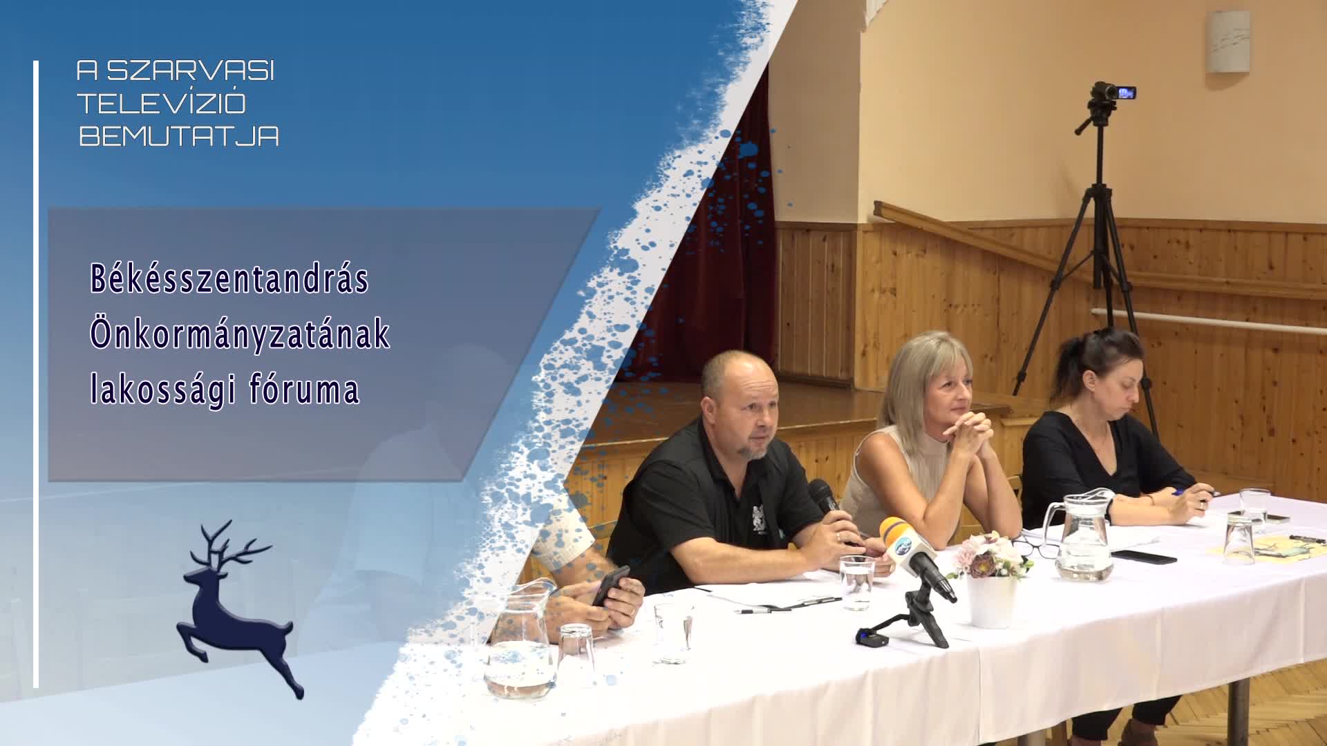 Békésszentandrás Önkormányzatának lakossági fóruma / 2025. 09. 12.