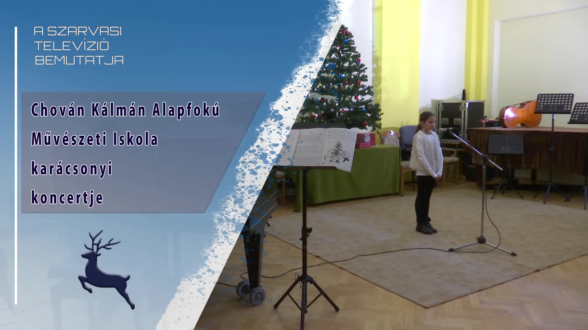 A Chován Kálmán Alapfokú Művészeti Iskola karácsonyi koncertje (2022. 12. 20.)