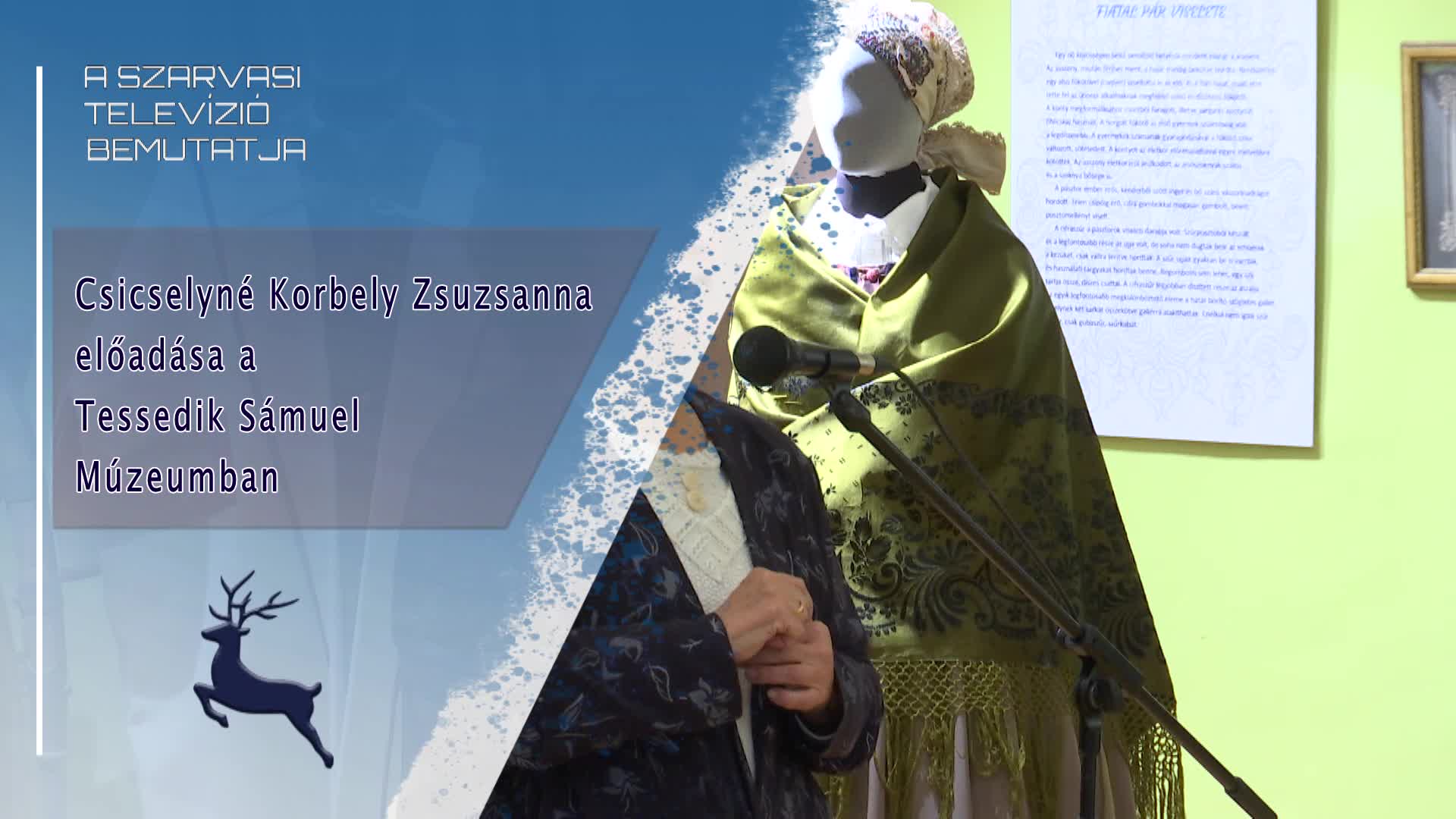 Csicselyné Korbely Zsuzsanna előadása aTessedik Sámuel Múzeumban  