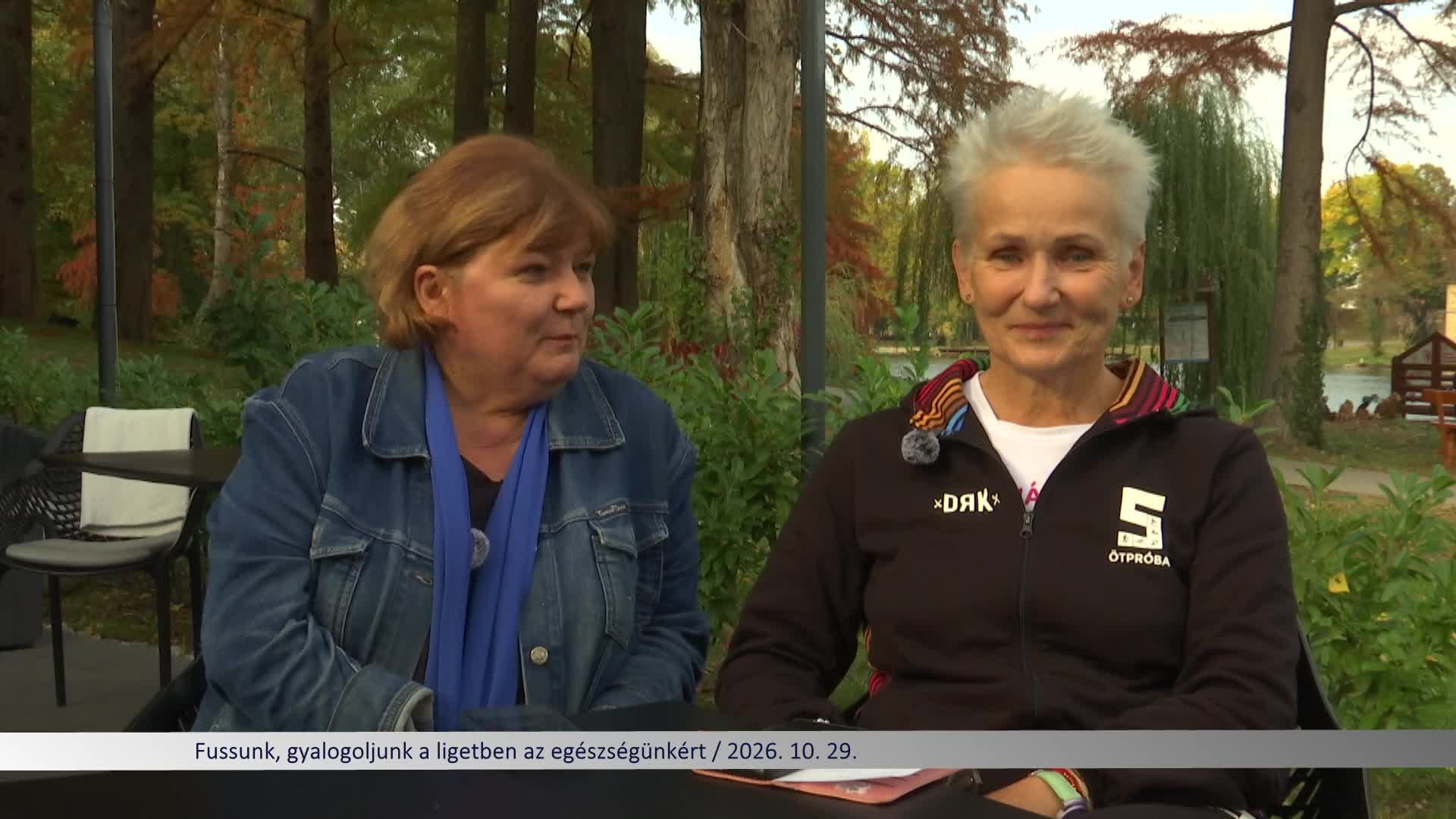 Fussunk, gyalogoljunk a ligetben az egészségünkért