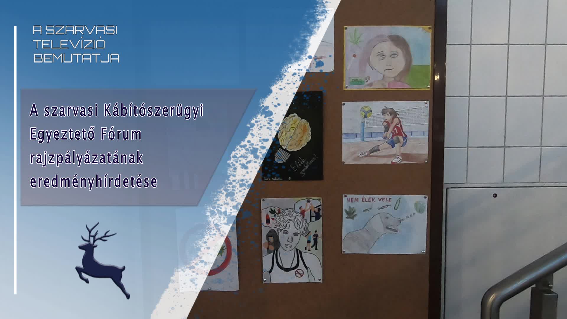 A szarvasi Kábítószerügyi Egyeztető Fórum rajzpályázatának eredményhírdetése 