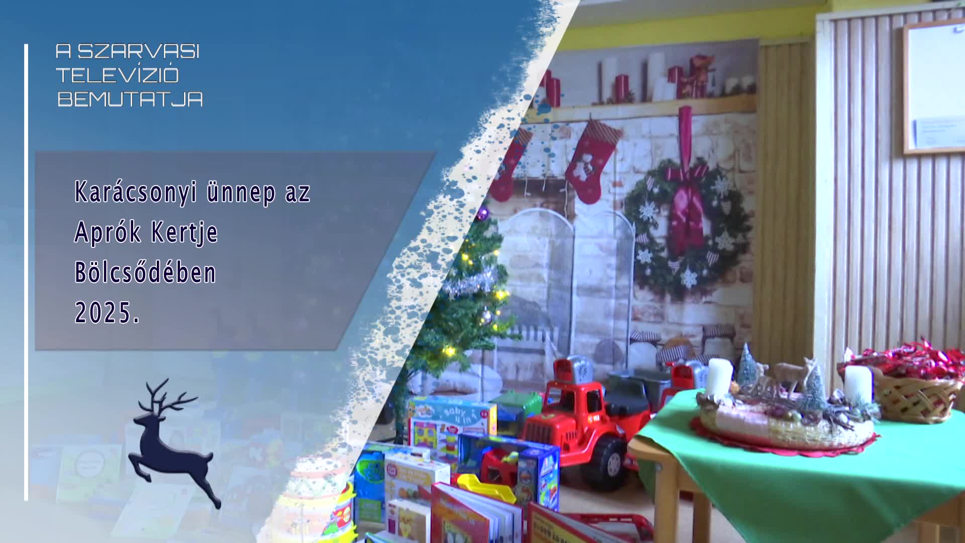 Karácsonyi ünnep az Aprók Kertje Bölcsődében