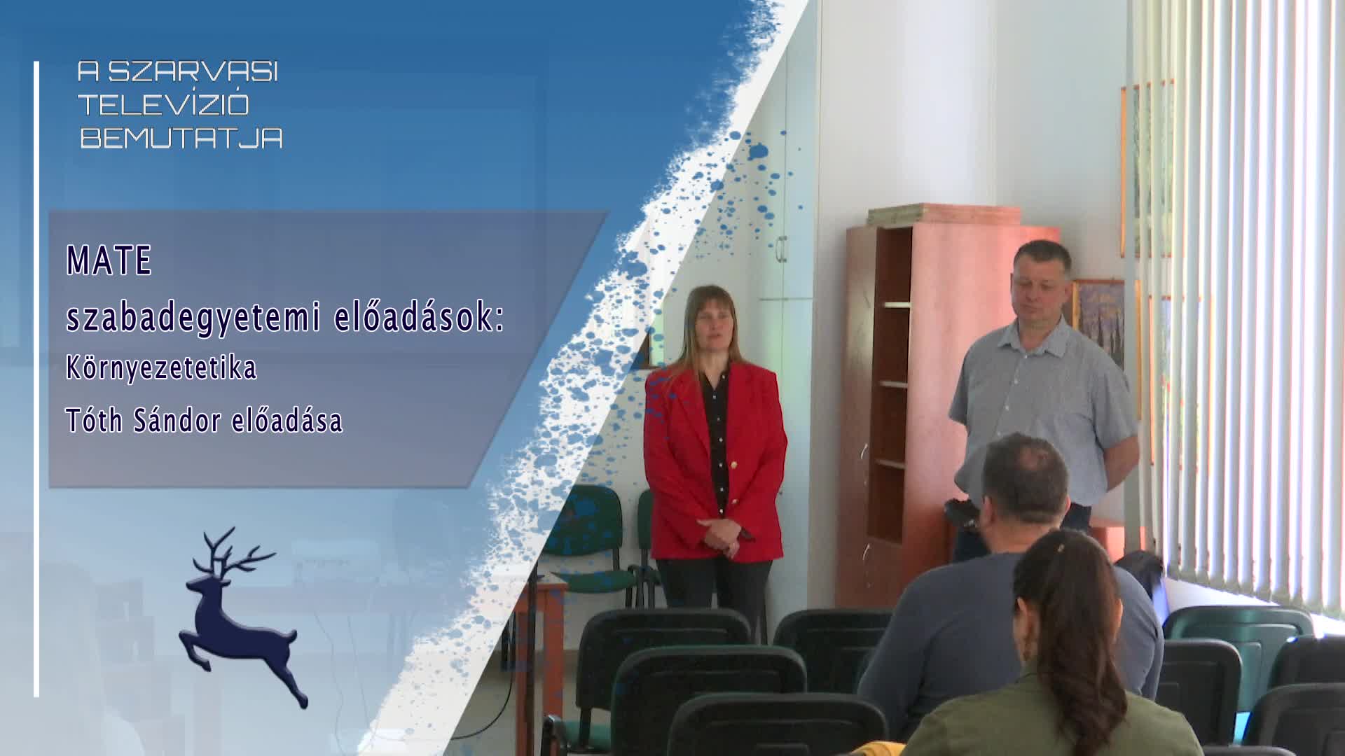 MATE szabadegyetemi előadások a  Szarvasi Arborétumban, Környezetetika   1. rész