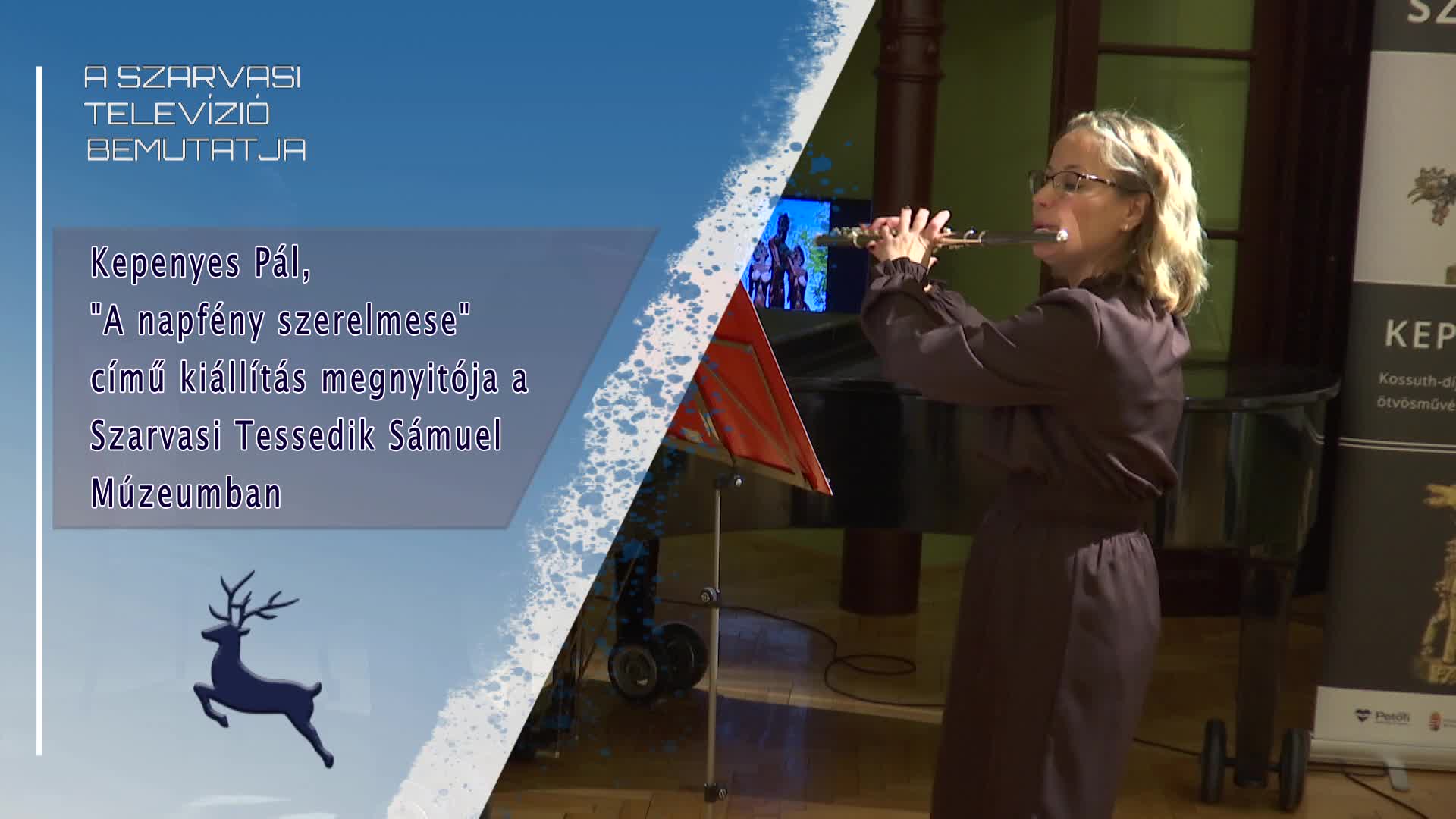 Kepenyes Pál "A napfény szerelmese" című kiállítás megnyitója a Szarvasi Tessedk Sámuel Múzeumban