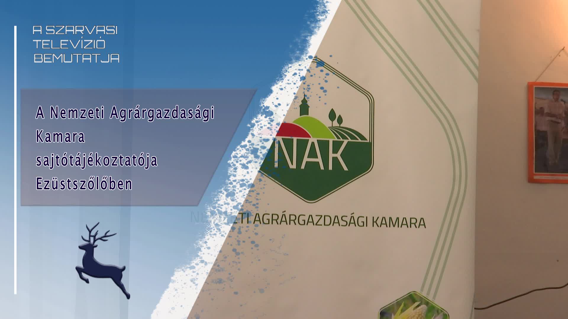 A Nemzeti Agrárgazdasági Kamara sajtótájékoztatója Ezüstszőlőben / 2024. 03. 06.