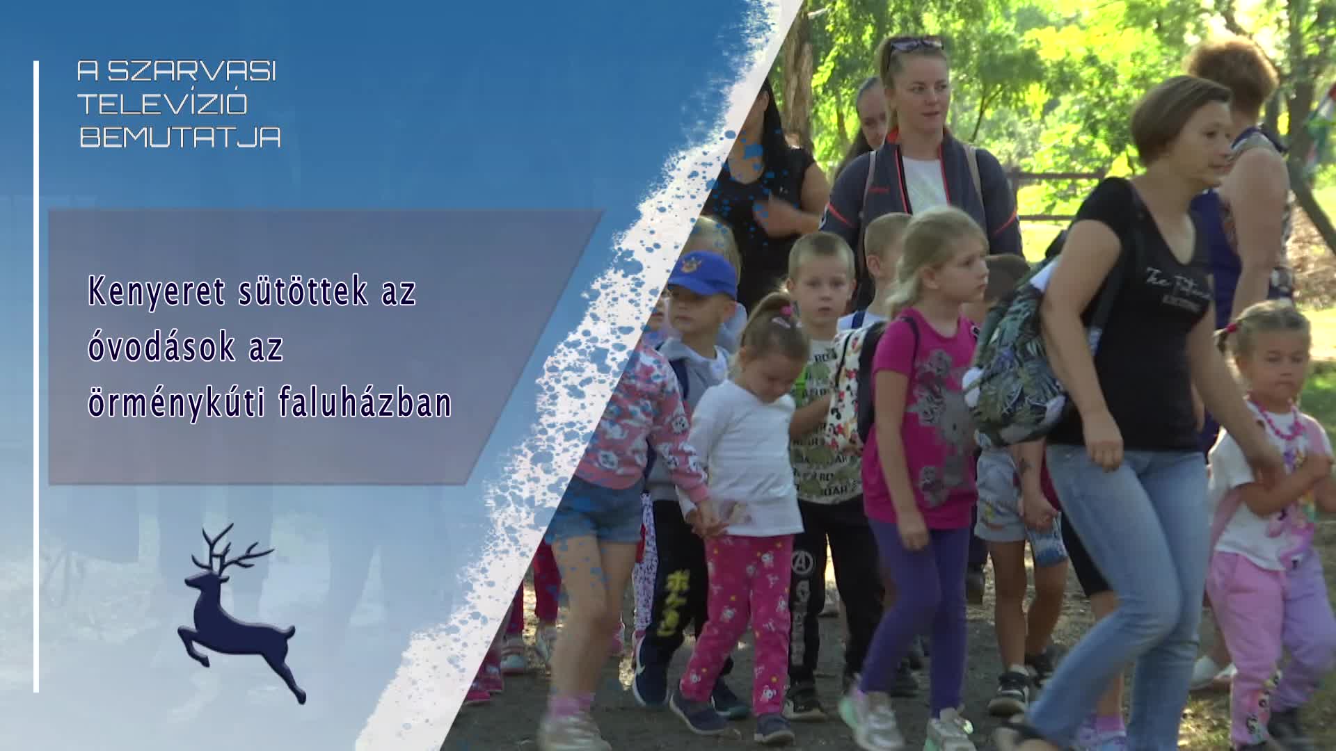 Kenyeret sütöttek óvodások az örménykúti faluházban  2025.  09. 23.