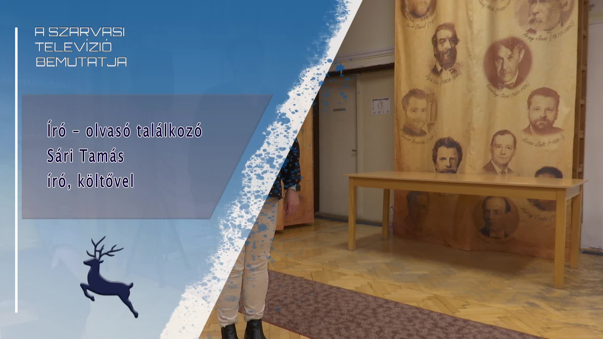 Író - olvasó találkozó Sári Tamás költővel