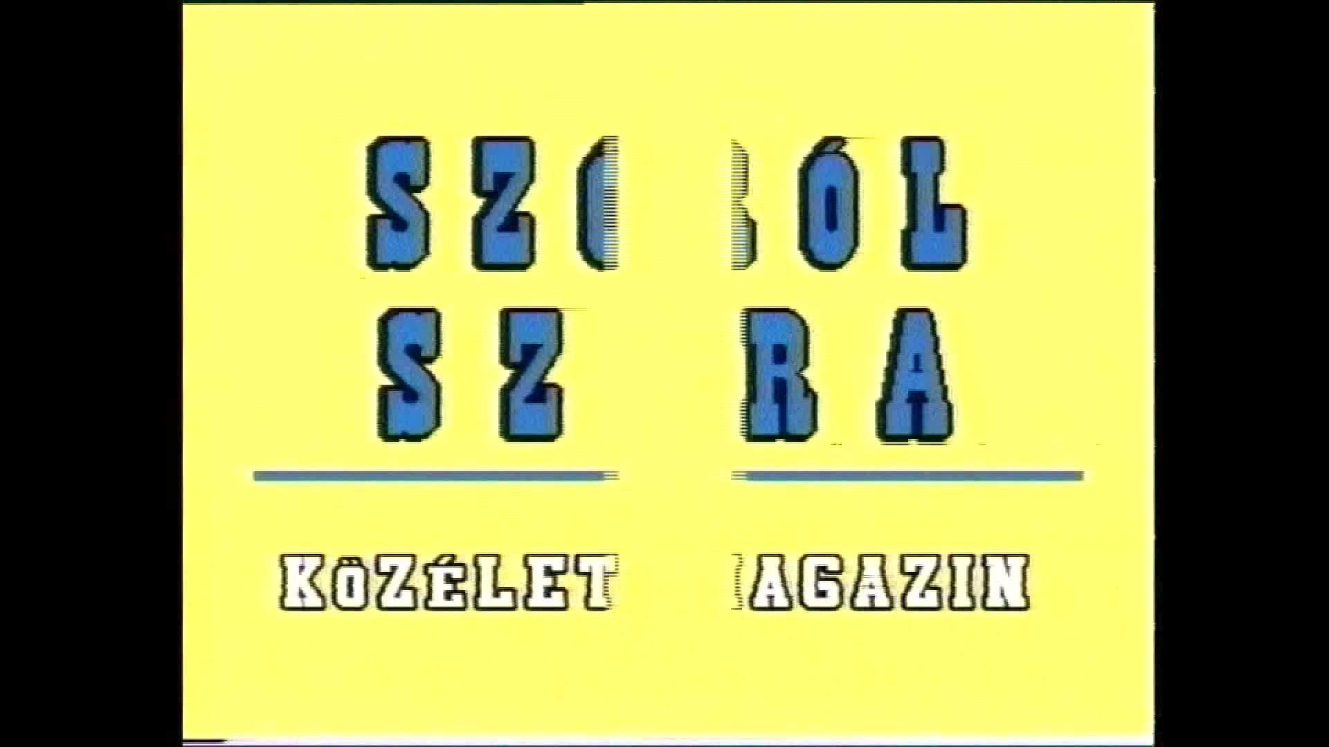 Szóról Szóra(Nemzetiségi - Szlovák) - 2000.06.16