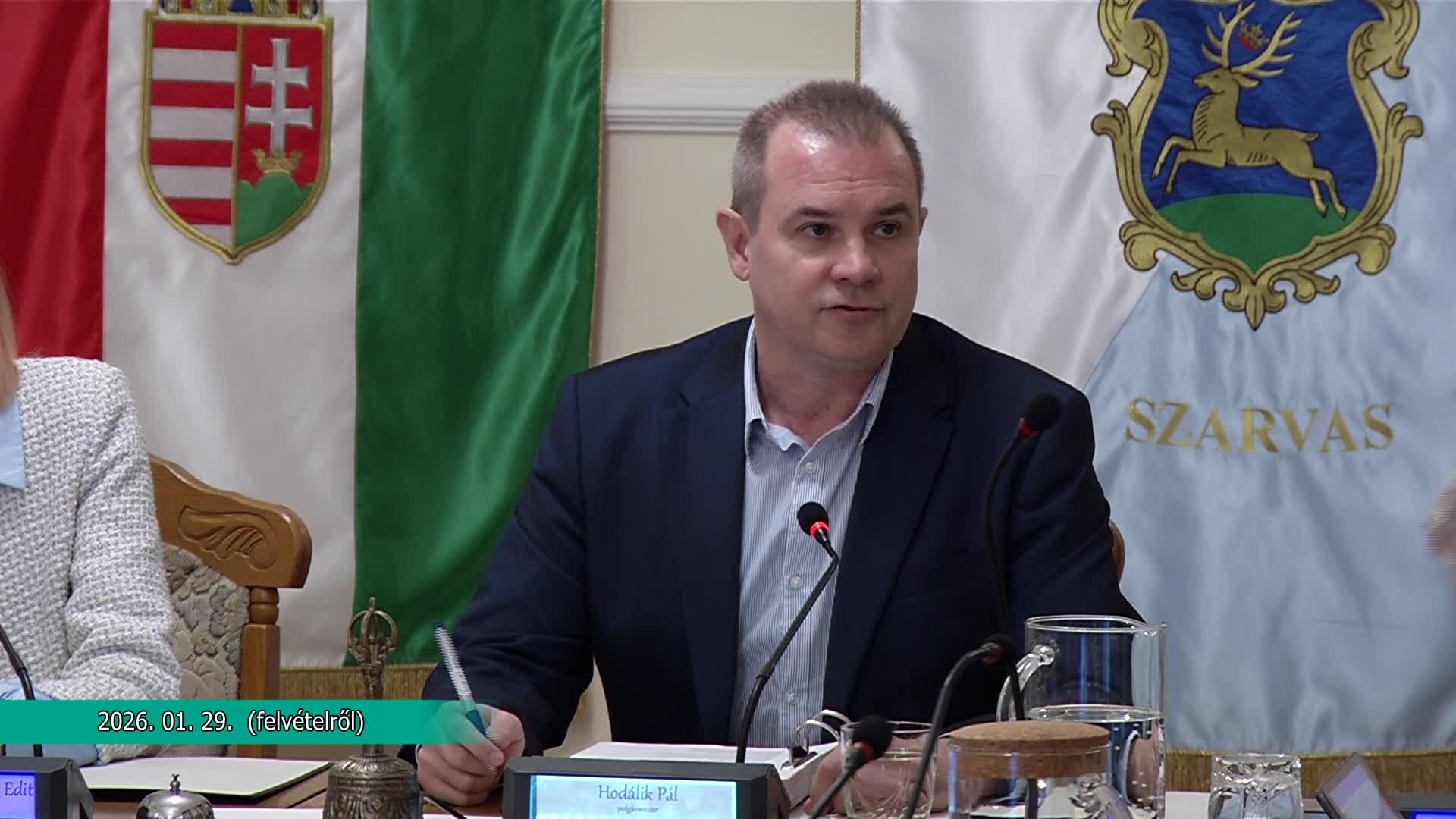 Szarvas Város Önkormányzatának képviselő - testüledti ülése  2026. 01. 29.