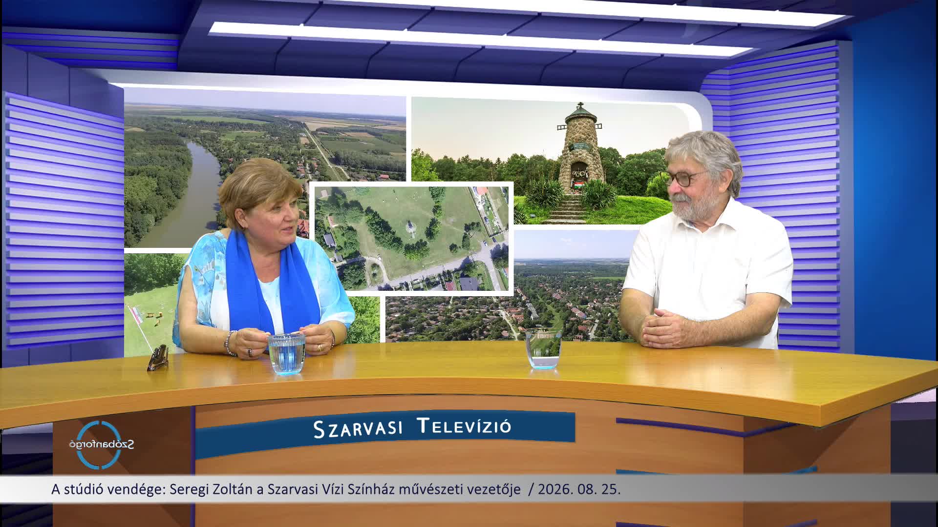 A stúdió vendége: Seregi Zoltán a Szarvasi Vízi Színház művészeti vezetője