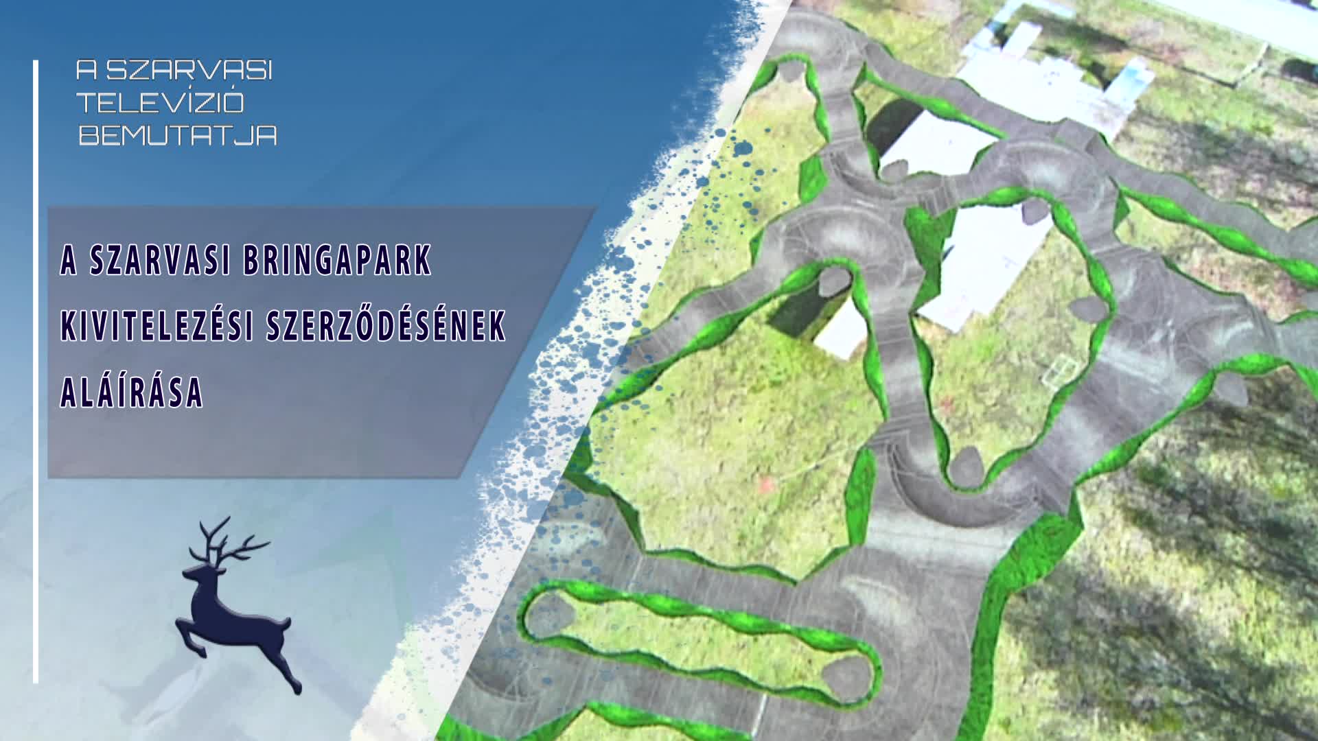 A szarvasi bringapark kivitelezési szerződésének aláírása (2026.07.23) 