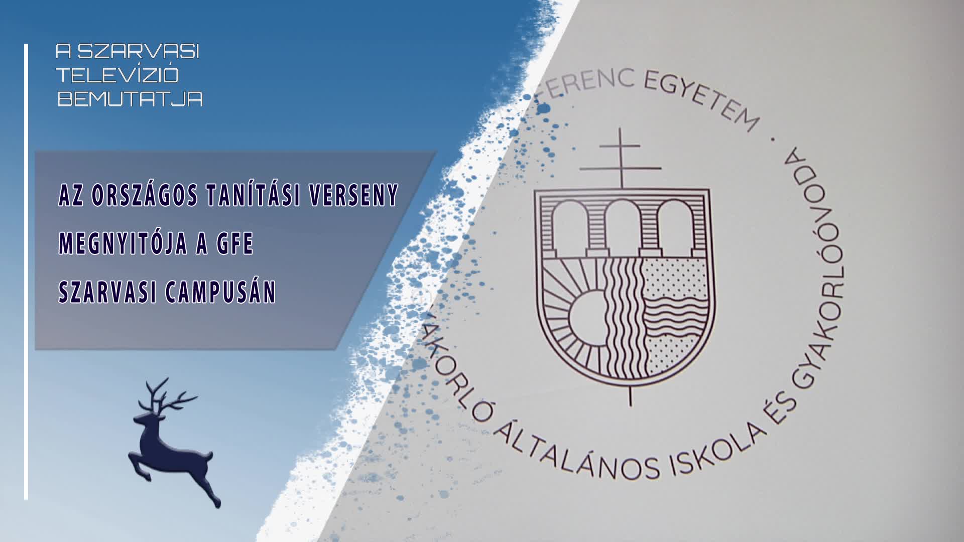 Az országos tanítási verseny megnyitója a GFE szarvasi campusán (2025.04.03)