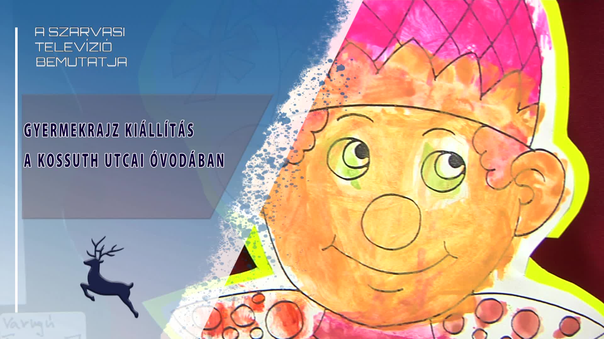 Gyermekrajz kiállítás a Kossuth utcai óvodában (2026.05.26)