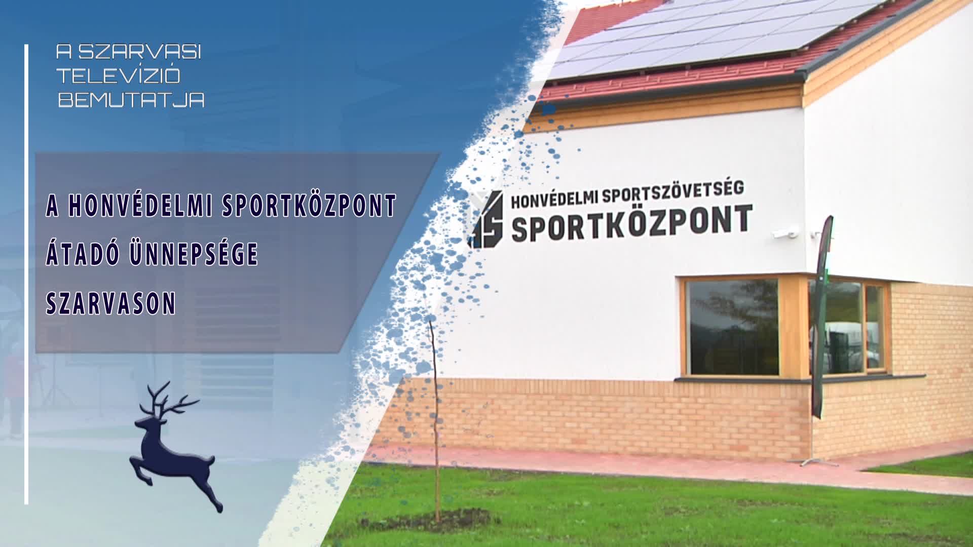 A Honvédelmi Sportközpont átadó ünnepsége Szarvason (2022.10.11)