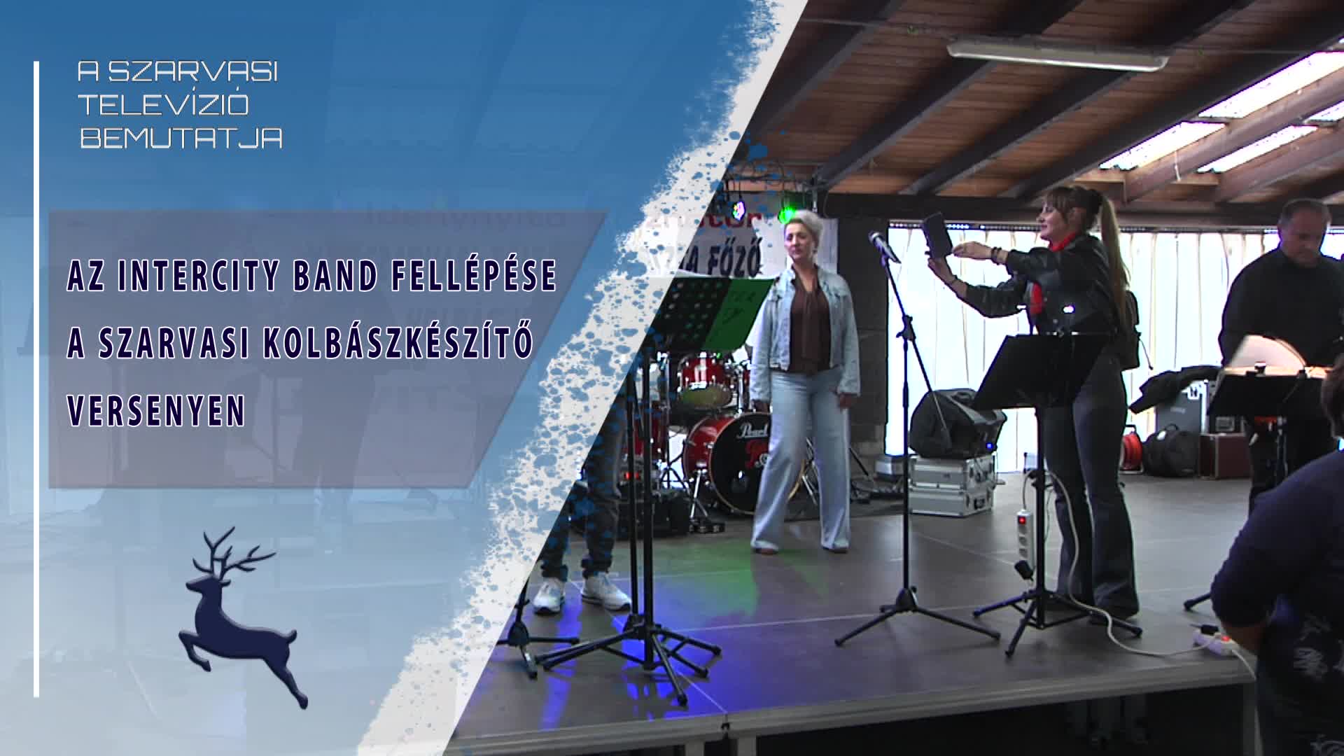 Az Intercity Band fellépése a szarvasi kolbászkészítő versenyen (2026.10.10)