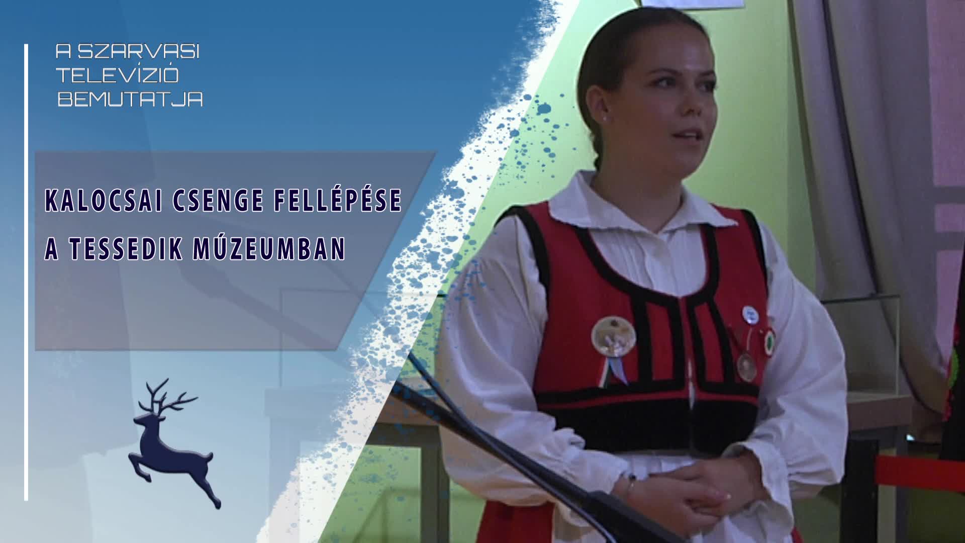 Kalocsai Csenge fellépése a Tessedik Múzeumban (2026.08.05)