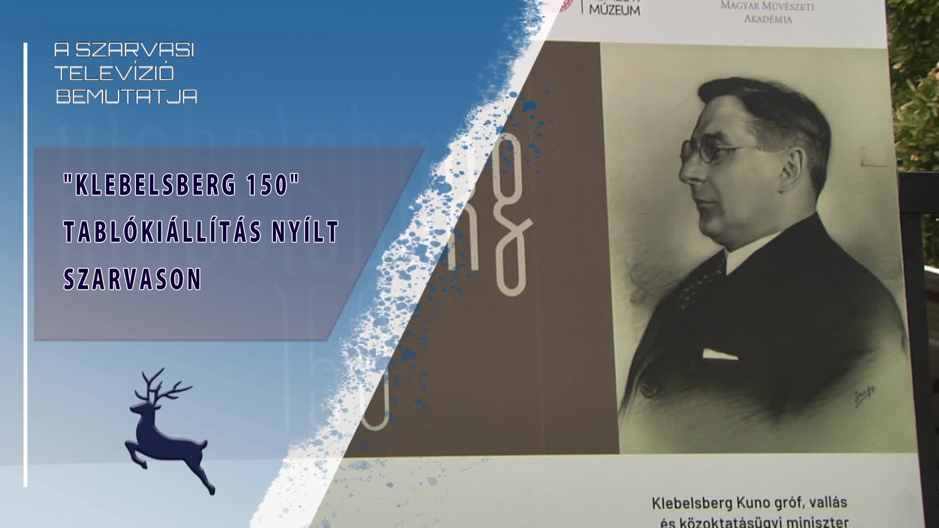 "Klebelsberg 150" tablókiállítás nyílt Szarvason (2026.09.24)