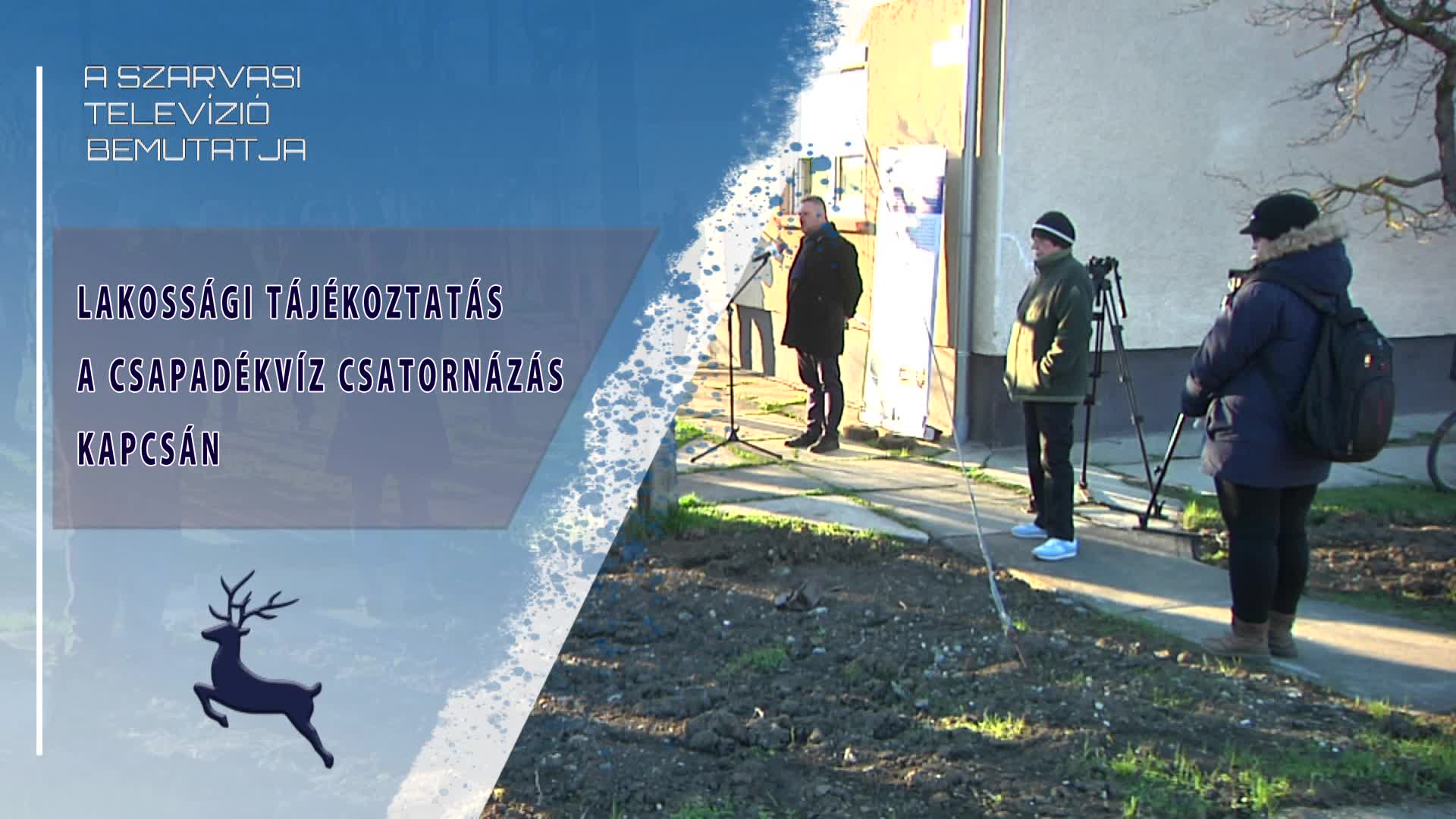 Lakossági tájékoztatás a csapadékvíz csatornázás kapcsán (2025.03.18)
