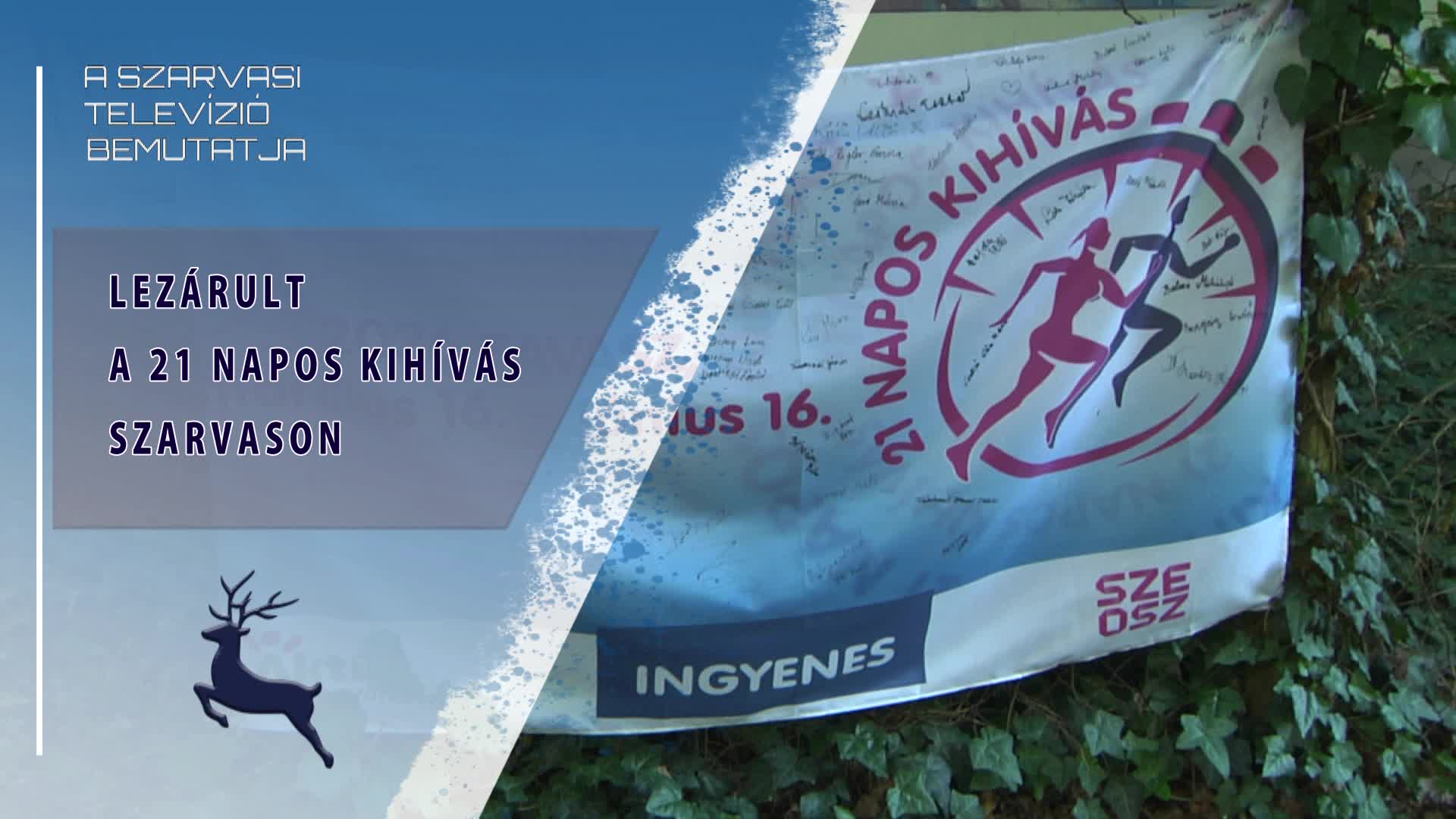 Lezárult a 21 napos kihívás Szarvason (2026.06.16) 