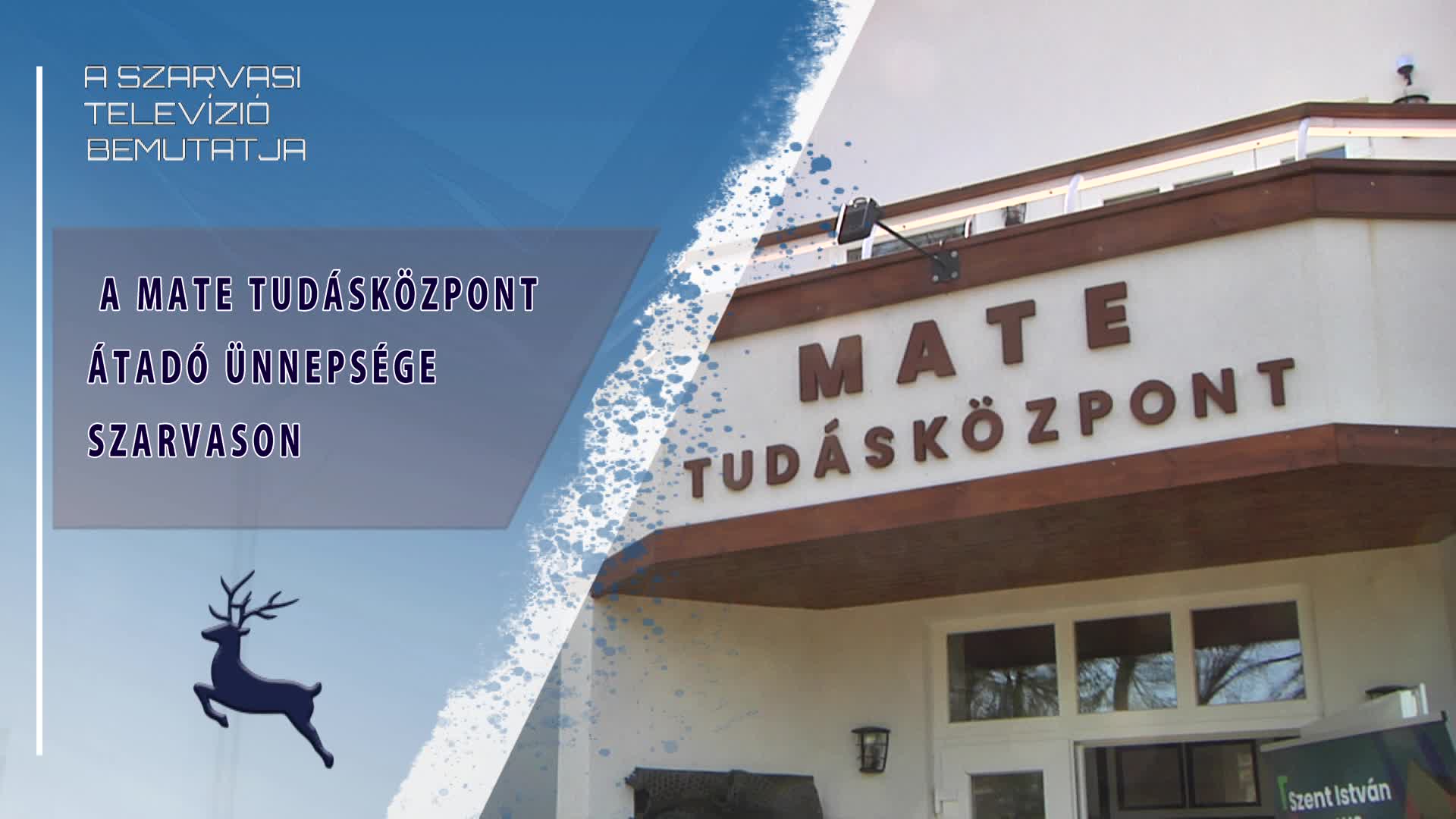 A Mate Tudásközpont átadó ünnepsége Szarvason (2025.04.16)