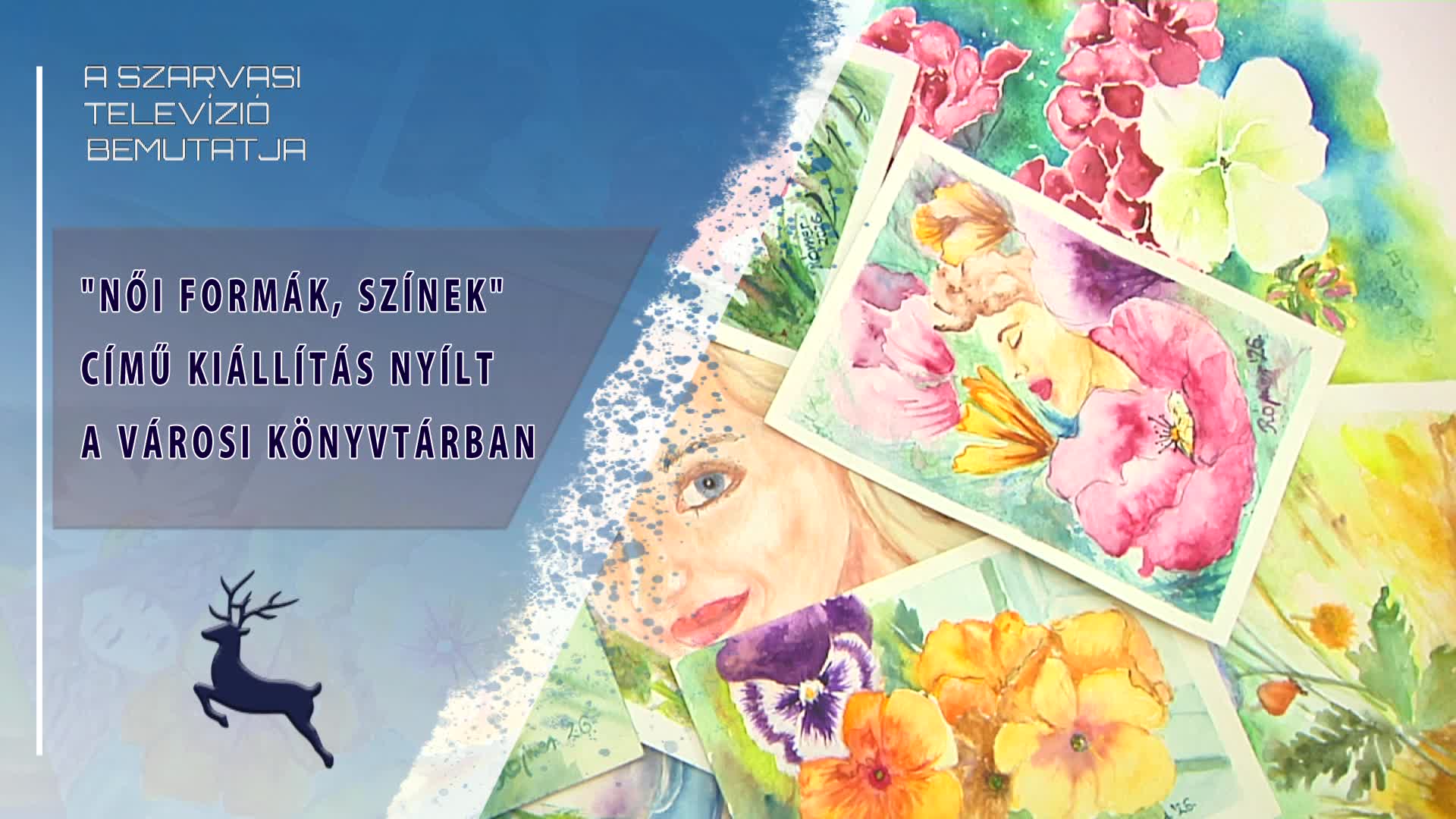 "Női formák, színek" című kiállítás nyílt a Városi Könyvtárban (2026.04.24)