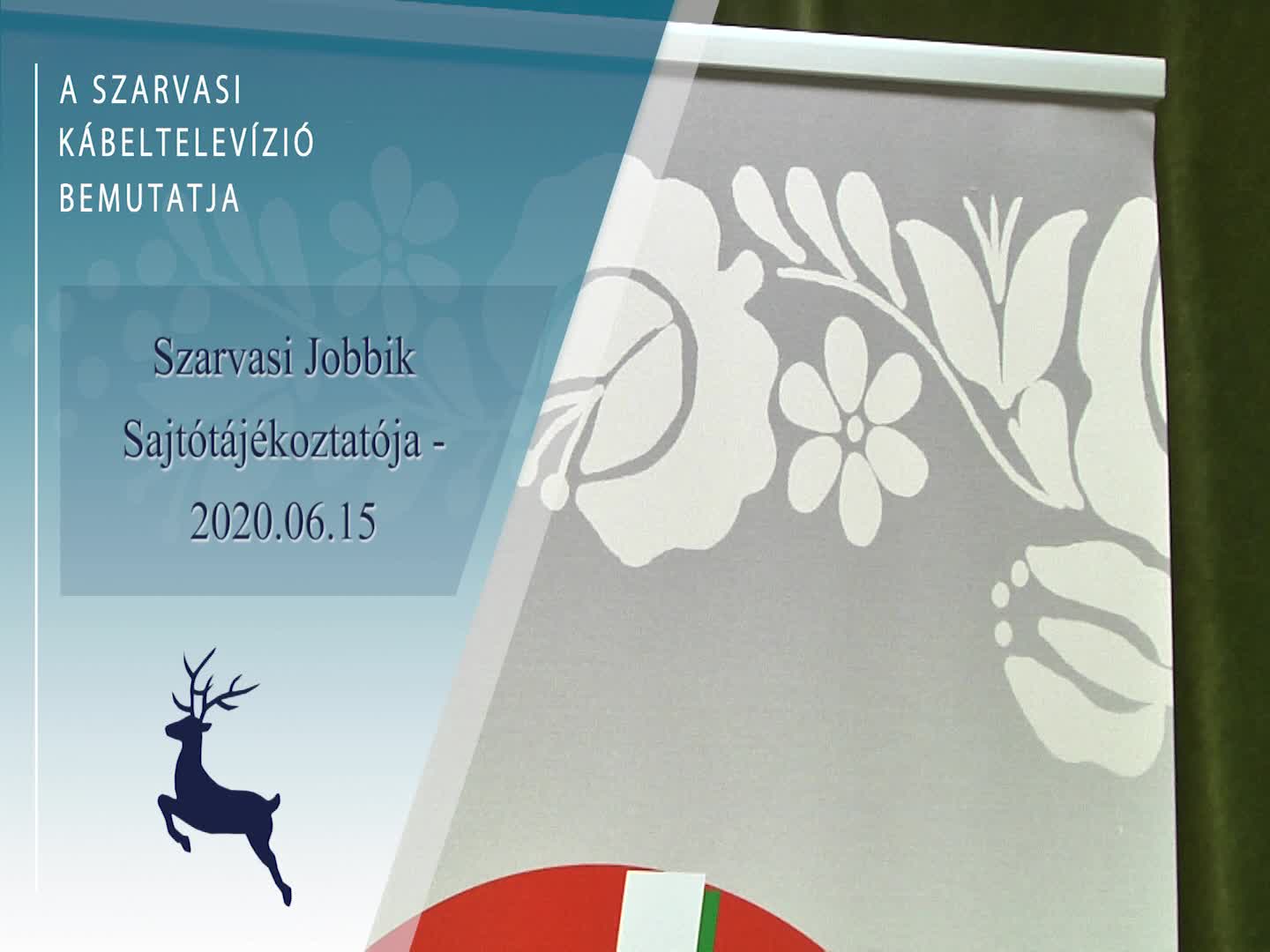 A Jobbik szarvasi szervezetének sajtótájékoztatója