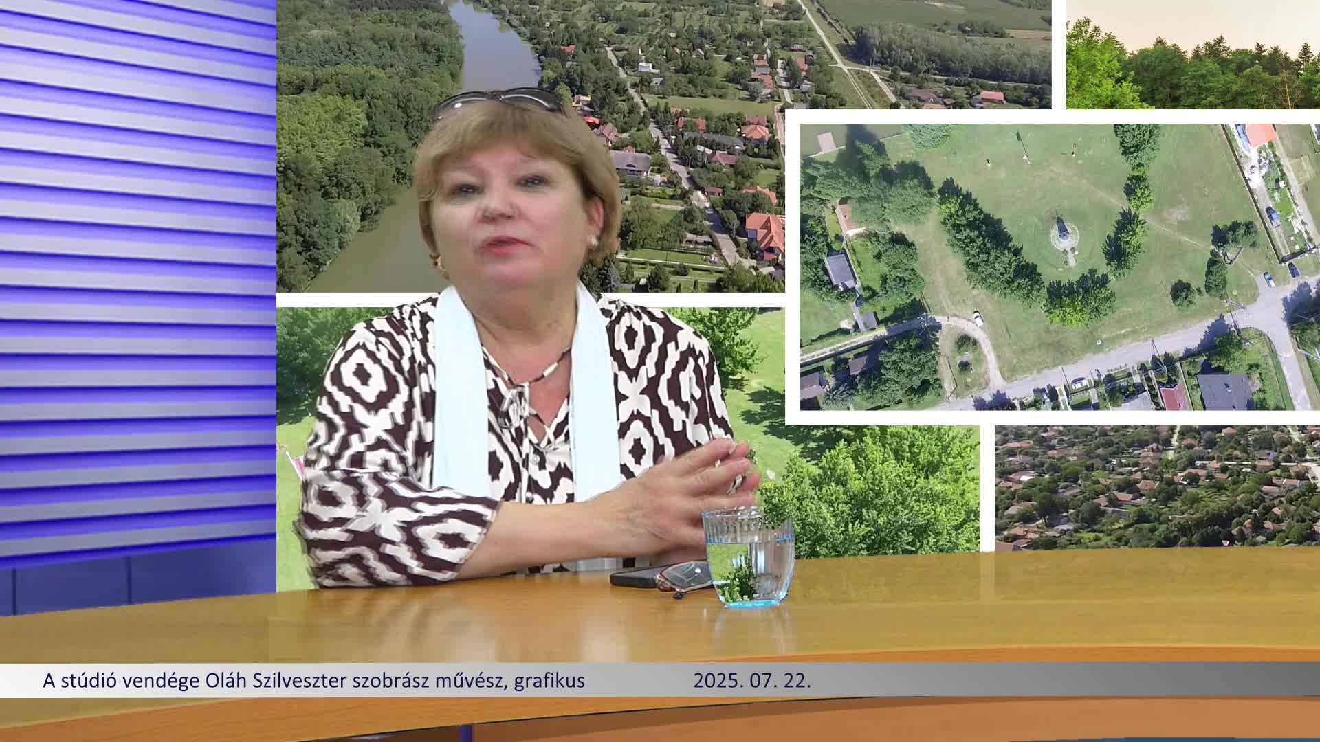 Szóbanforgó 2025. 07. 22. Vendég: Oláh Szilveszter szobrász művész, grafikus