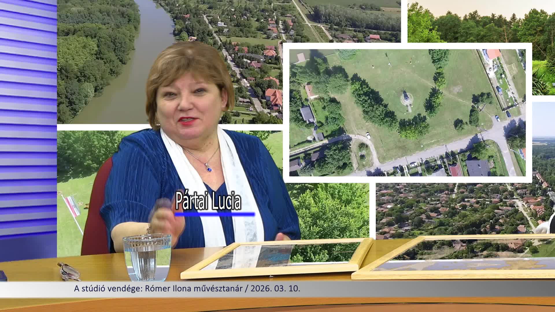 A stúdió vendége Romer Ilona művésztanár