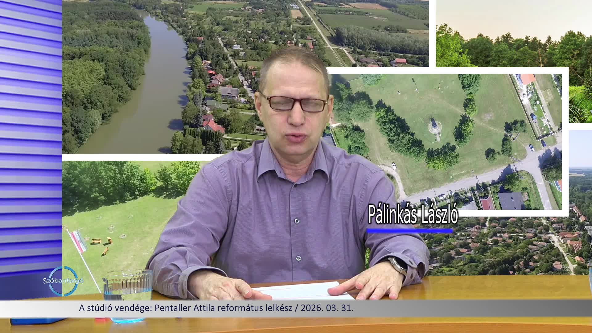 A stúdió vendége Pentaller Attila református lelkész