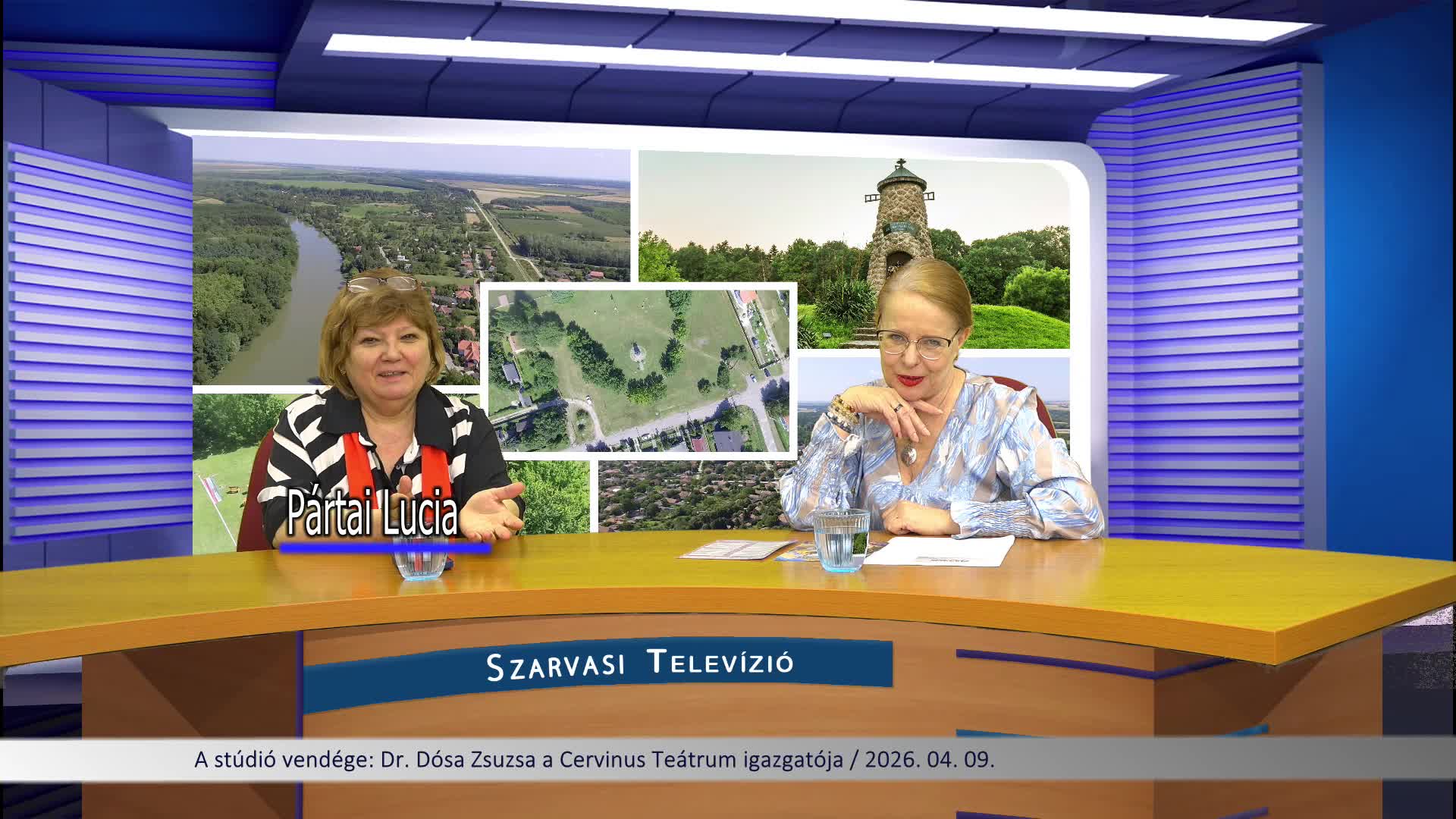 Szóbanforgó, a stúdoó vendége Dr. Dósa Zsuzsa a CrvinusTeátrum igazgatója 