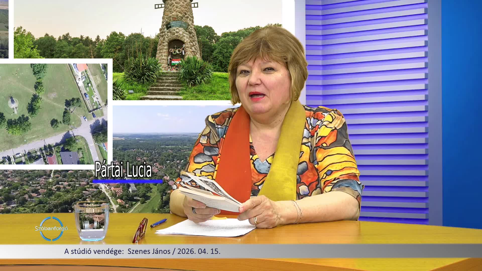 Szóbanforgó, a stúdió vendége:  Szenes János