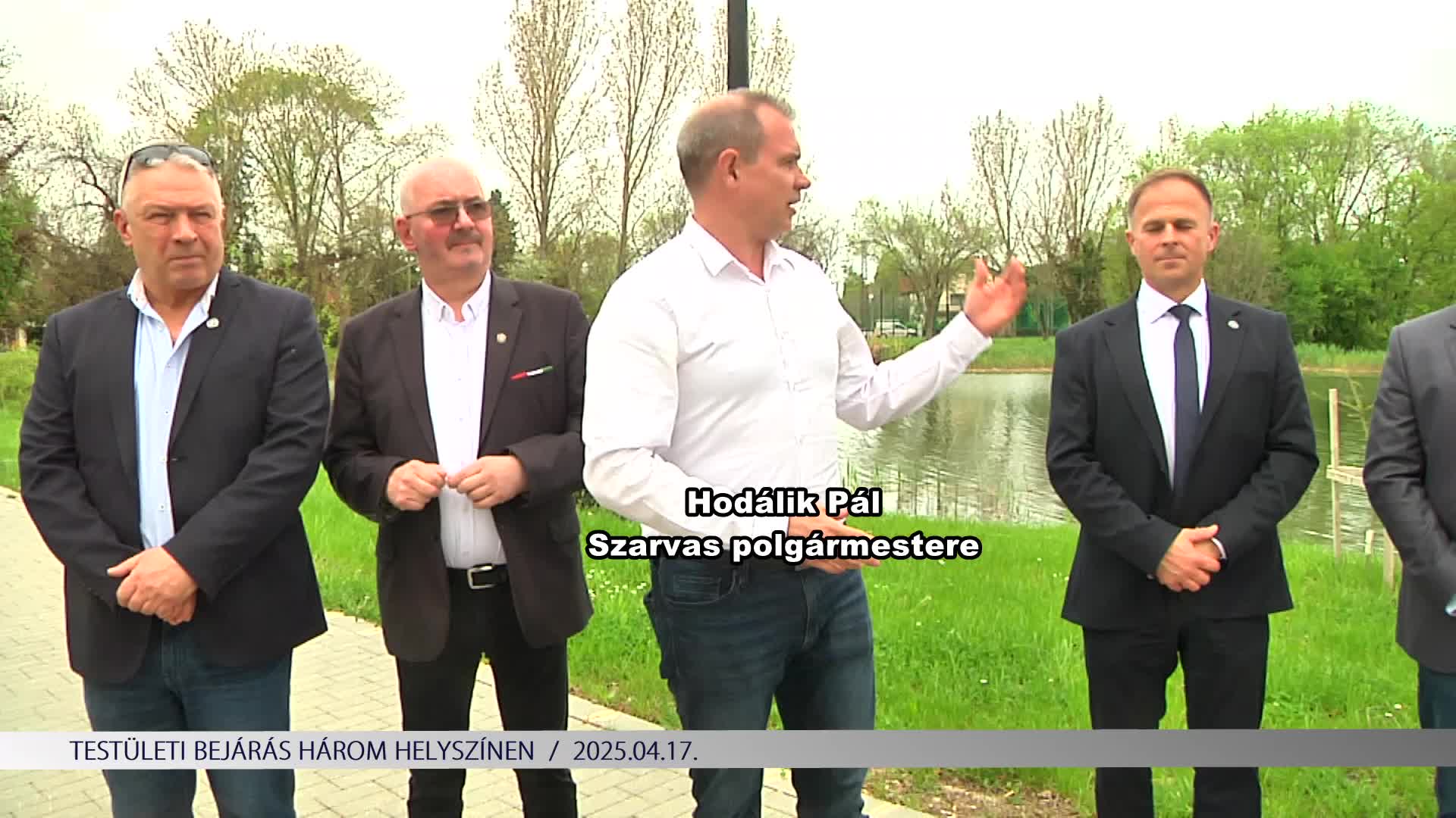 Testületi bejárás három helyszínen (2025.04.17)